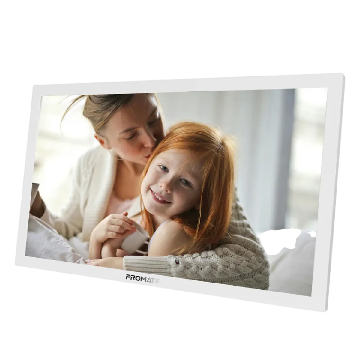 Promate (Memoria-15) 15.6" Digital Picture Frame Smart Technology - 2Yrs - White