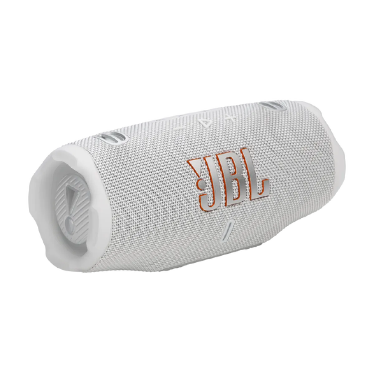 JBL Charge6 Portable Wireless Speaker, IP67 Waterproof, 1Y - White