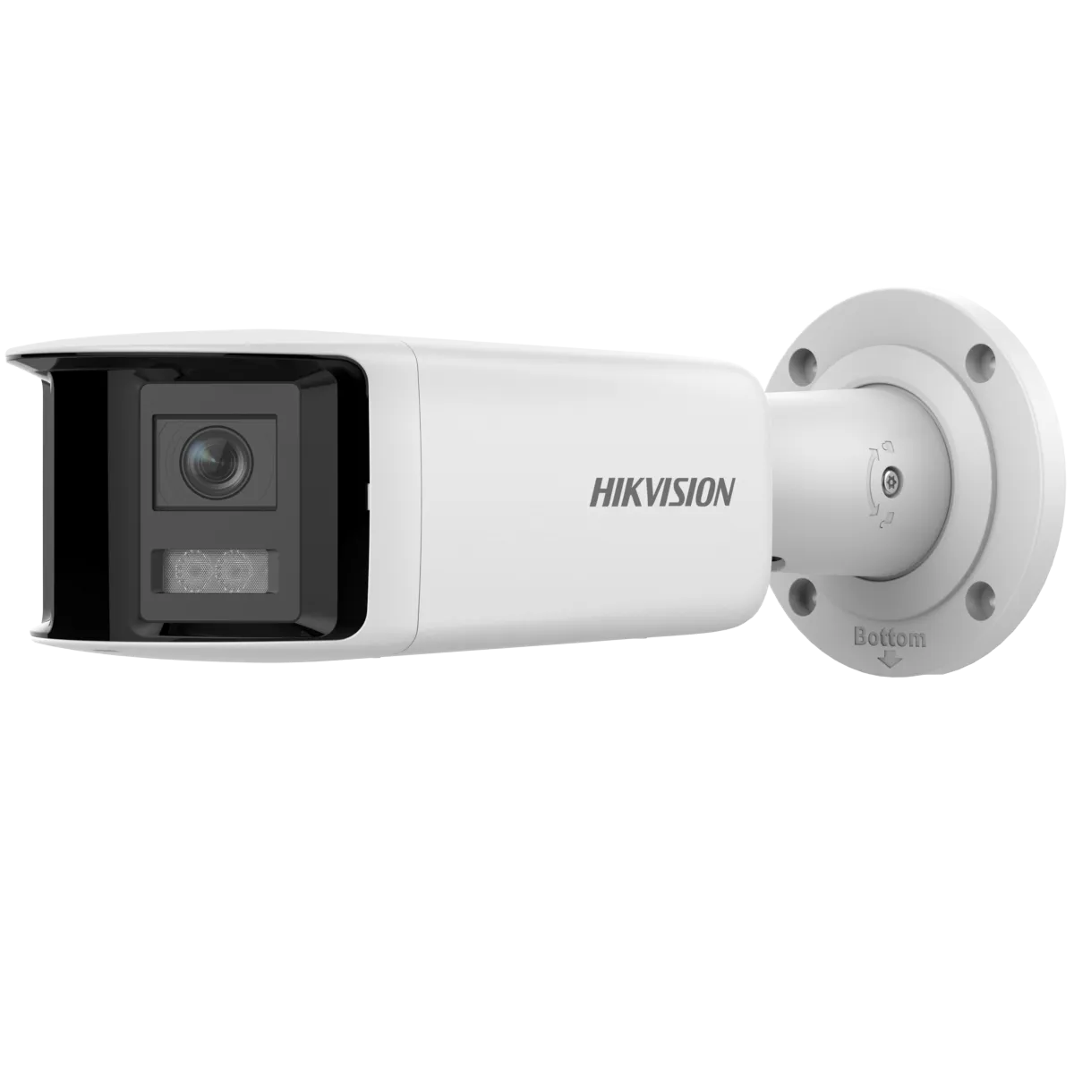 Hikvision(DS-2CD2T67G2P-LSU/SL)2.8mm 6MP Panoramic Fixed Bullet Camera-Built in Mic- White