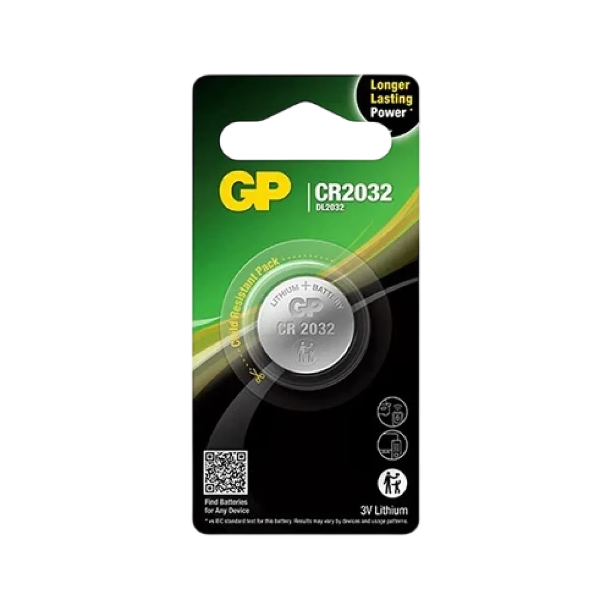GP (CR2032) CR2032 3V Lithium Cell Battery