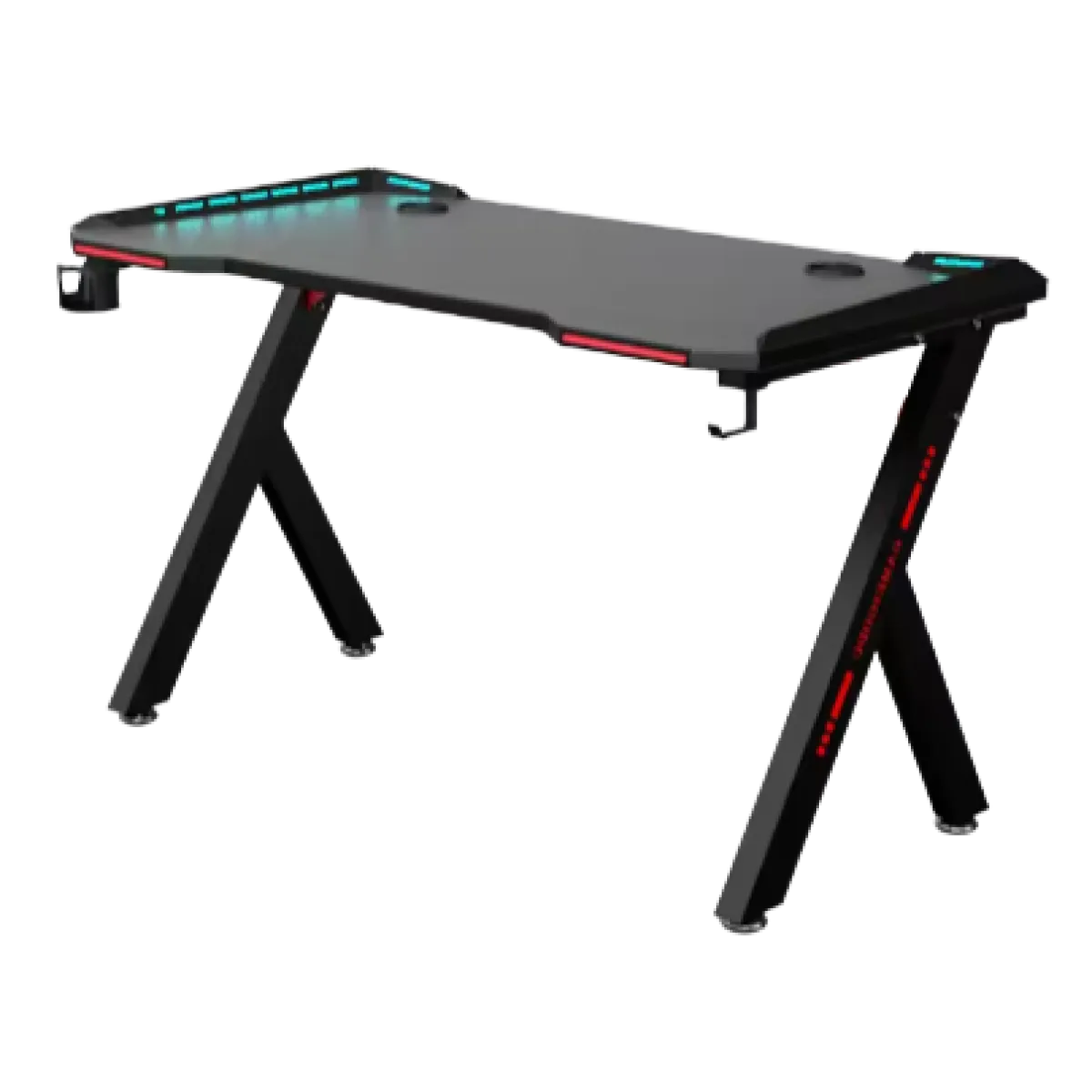 CEM (R5) Gaming Desk Table - RGB - 160 x 60 x 73cm - Black
