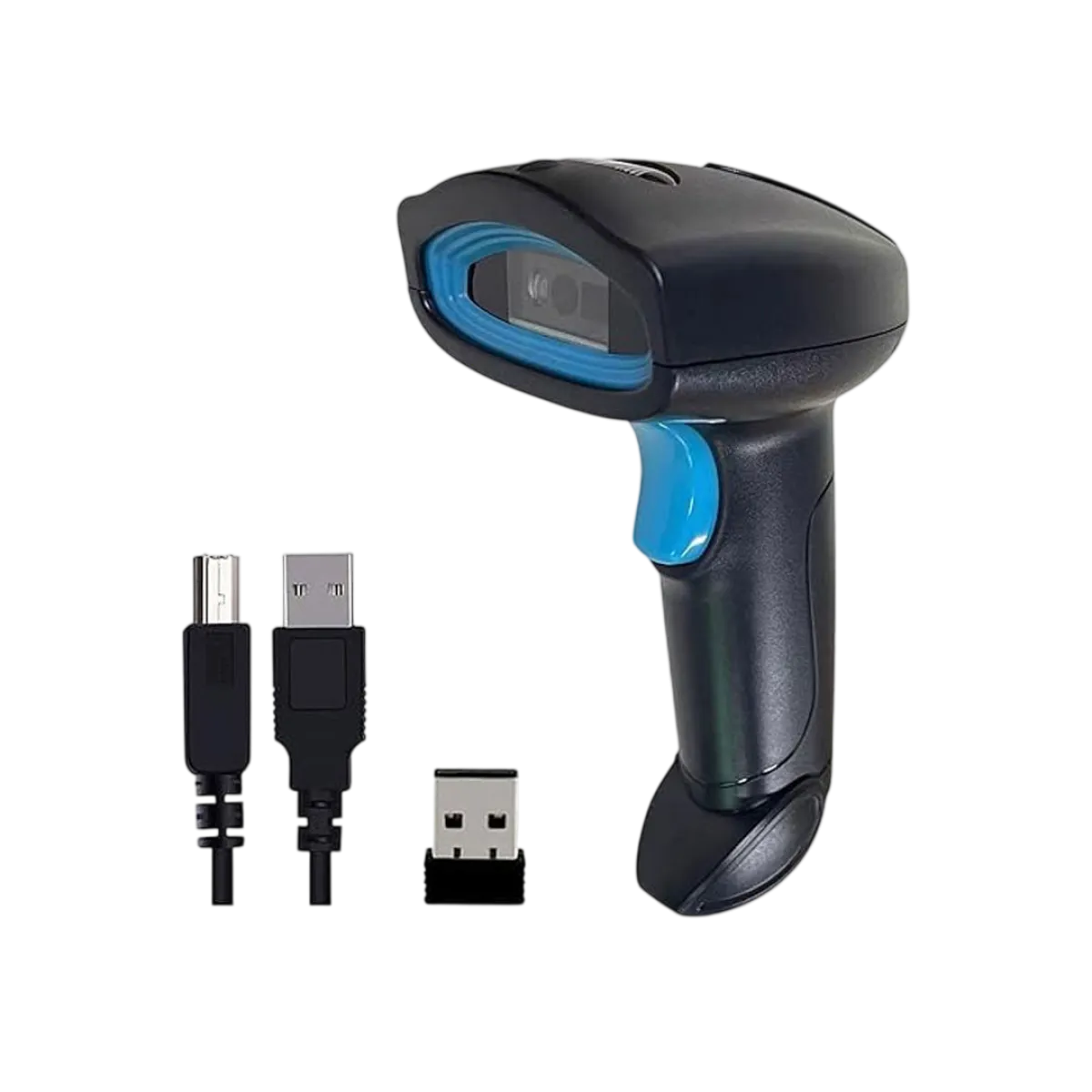 CEM (7100W) Wireless Handheld Barcode Scanner, 1D/2D - Black
