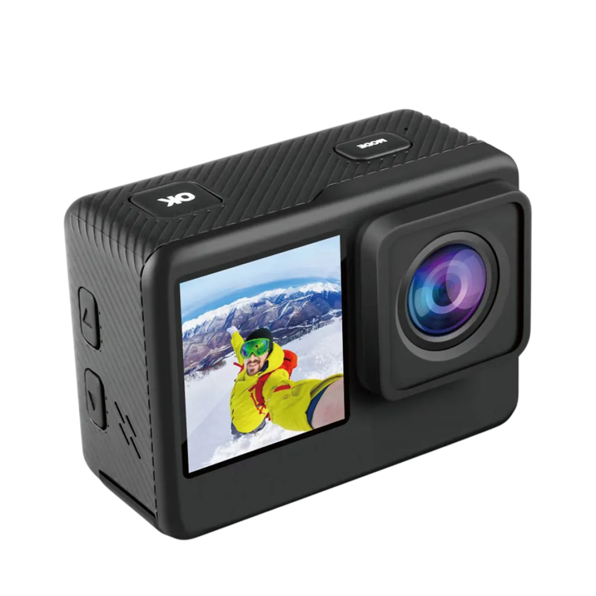 Porodo (PD-4KACAM-BK) 16MP 4K Action Camera - Waterproof - Black