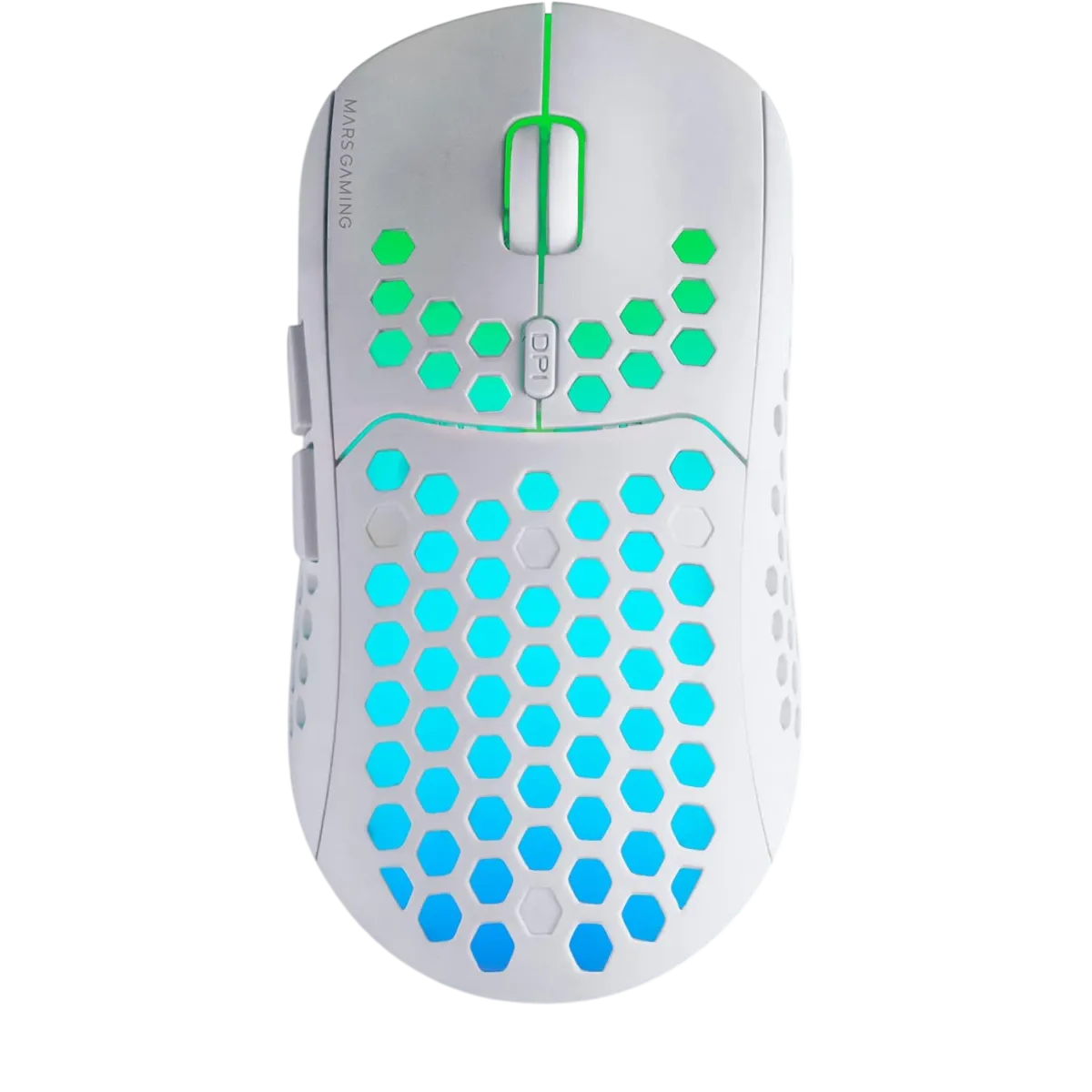 Mars (MMW3W) Wireless Gaming Mouse - 3200 DPI - 2.4GHz - RGB - White