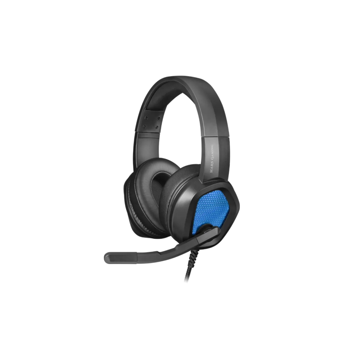 Mars (MH320B) Wired Gaming Headset - 3.5mm / USB - RGB - Black