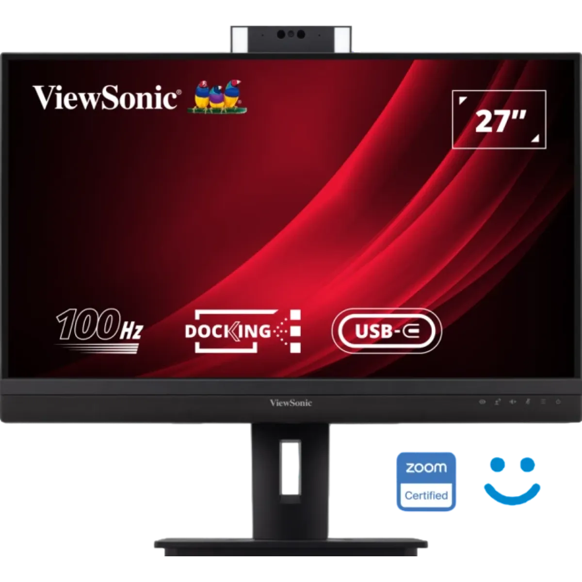 Viewsonic (VG2757V-2K) 27" QHD Conferencing Monitor - IPS - 100Hz - 5ms - 5W - 3Yrs - Black