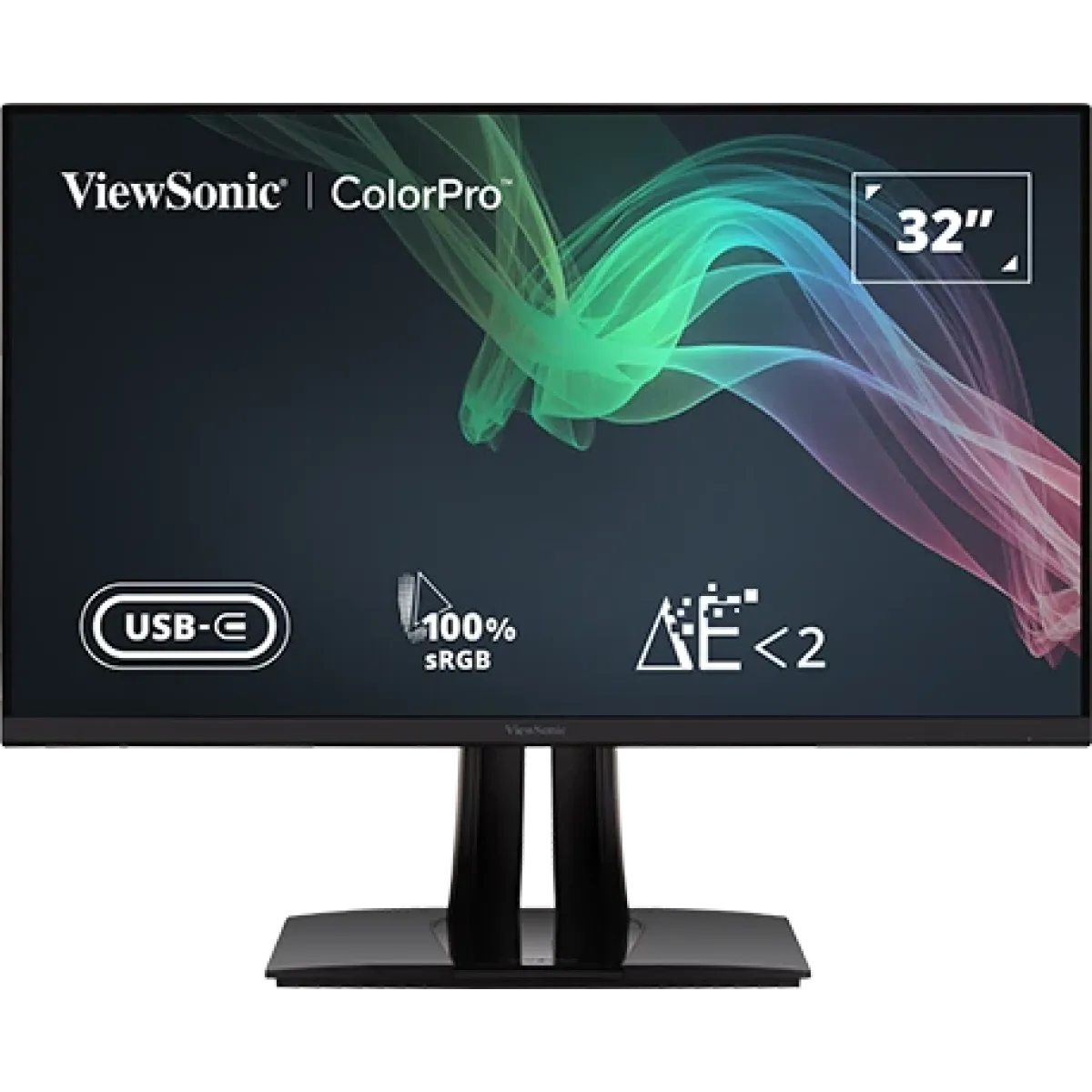 ViewSonic (VP3256-4K) 32" Monitor 4K Pantone Validated UHD - IPS - 5ms - 60Hz - 3Wx2 - 3Yrs - Black