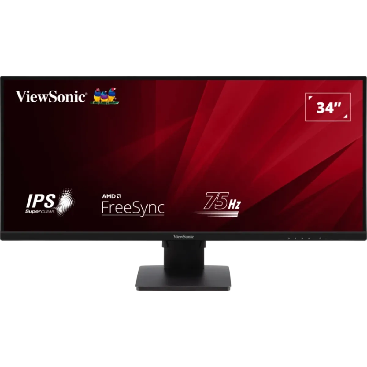 ViewSonic (VA3456-MHDJ) 34" UWQHD Ergonomic Monitor - IPS - 75Hz - 4ms - 3Wx2 -3Yrs- Black