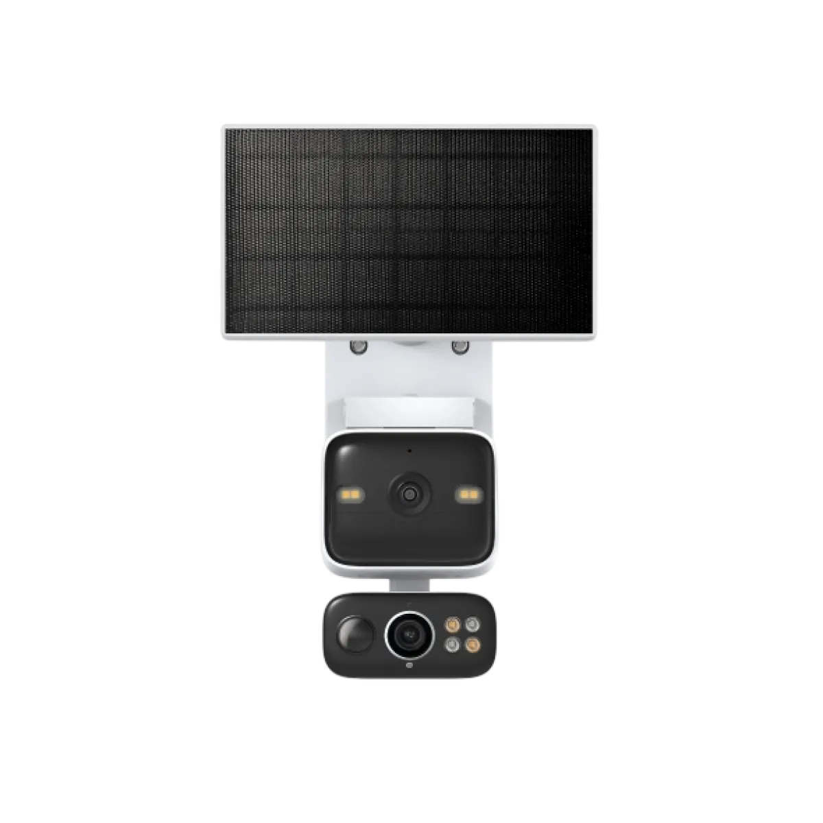 TP-Link (Tapo-C645D Kit) Solar-Powered Dual-Lens Pan/Tilt Security Camera Kit - White