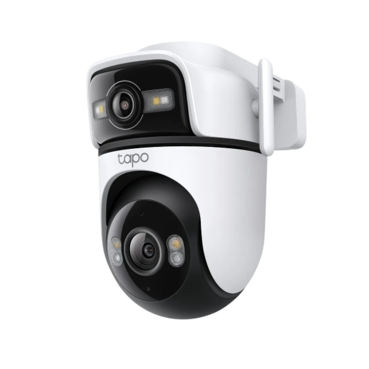 TP-Link (Tapo-C545D) Outdoor Dual Lens Pan/Tilt Security Camera - White