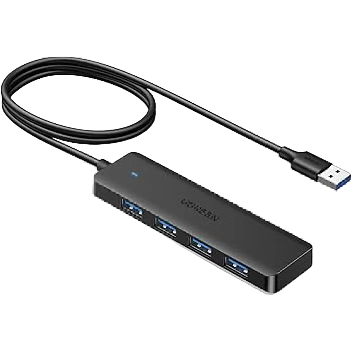 UGreen (35574) 4in1 HUB Adapter USB3.0 - Support Charging - Black