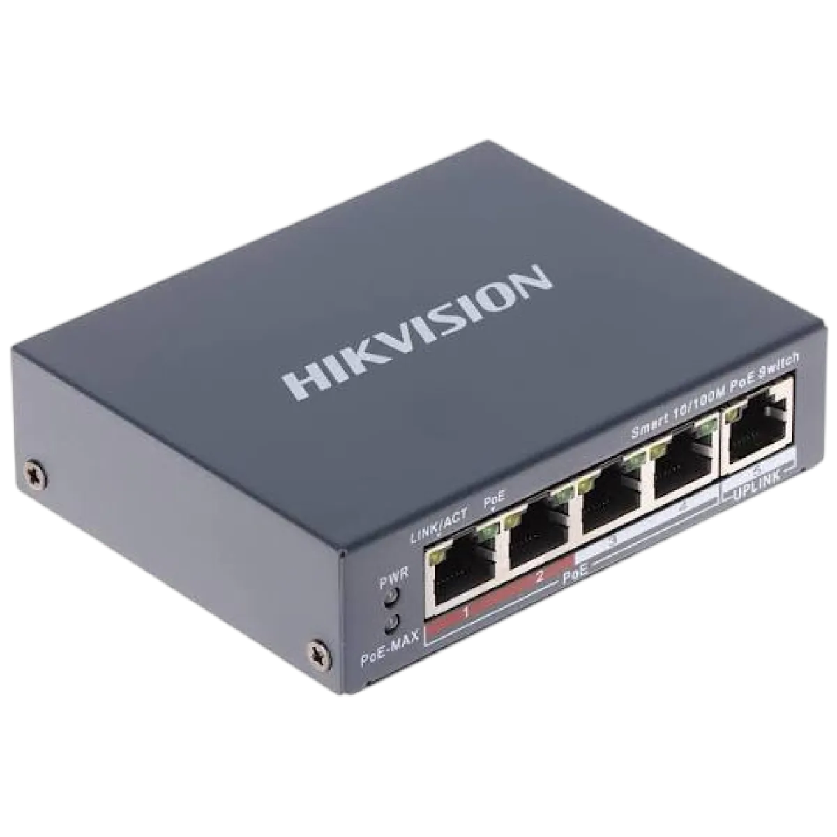 HikVision (DS-3E1105P-EI) 5-port 10/100 Mbps Ethernet Smart Managed PoE Switch - Black