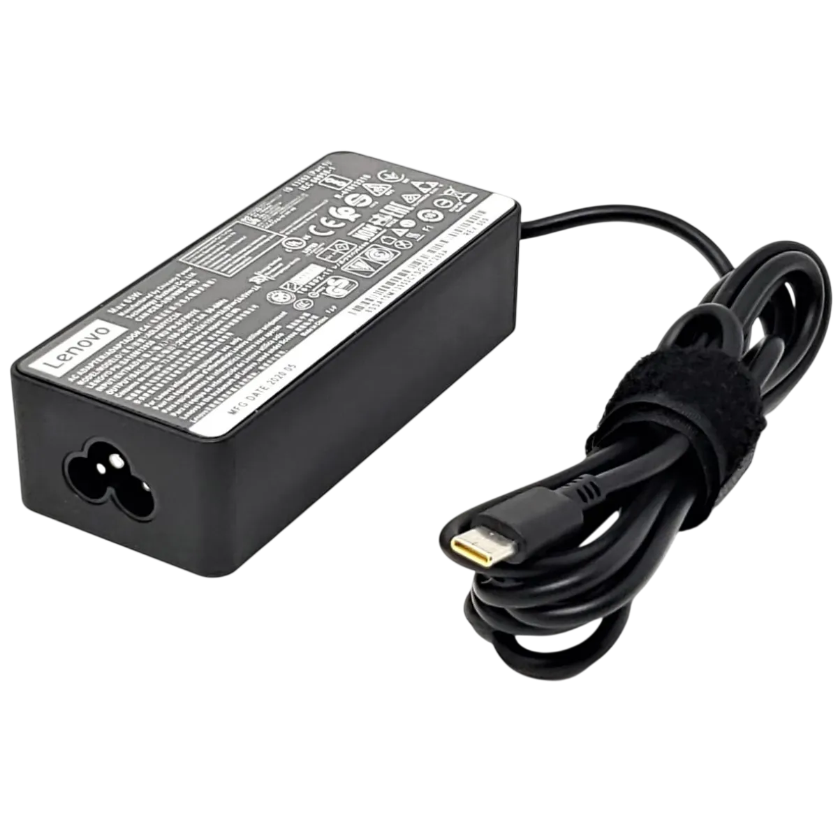 Lenovo (ADLX65YLC3D) Original USB-C 20V 3.25A 65W AC Power Adapter - Black