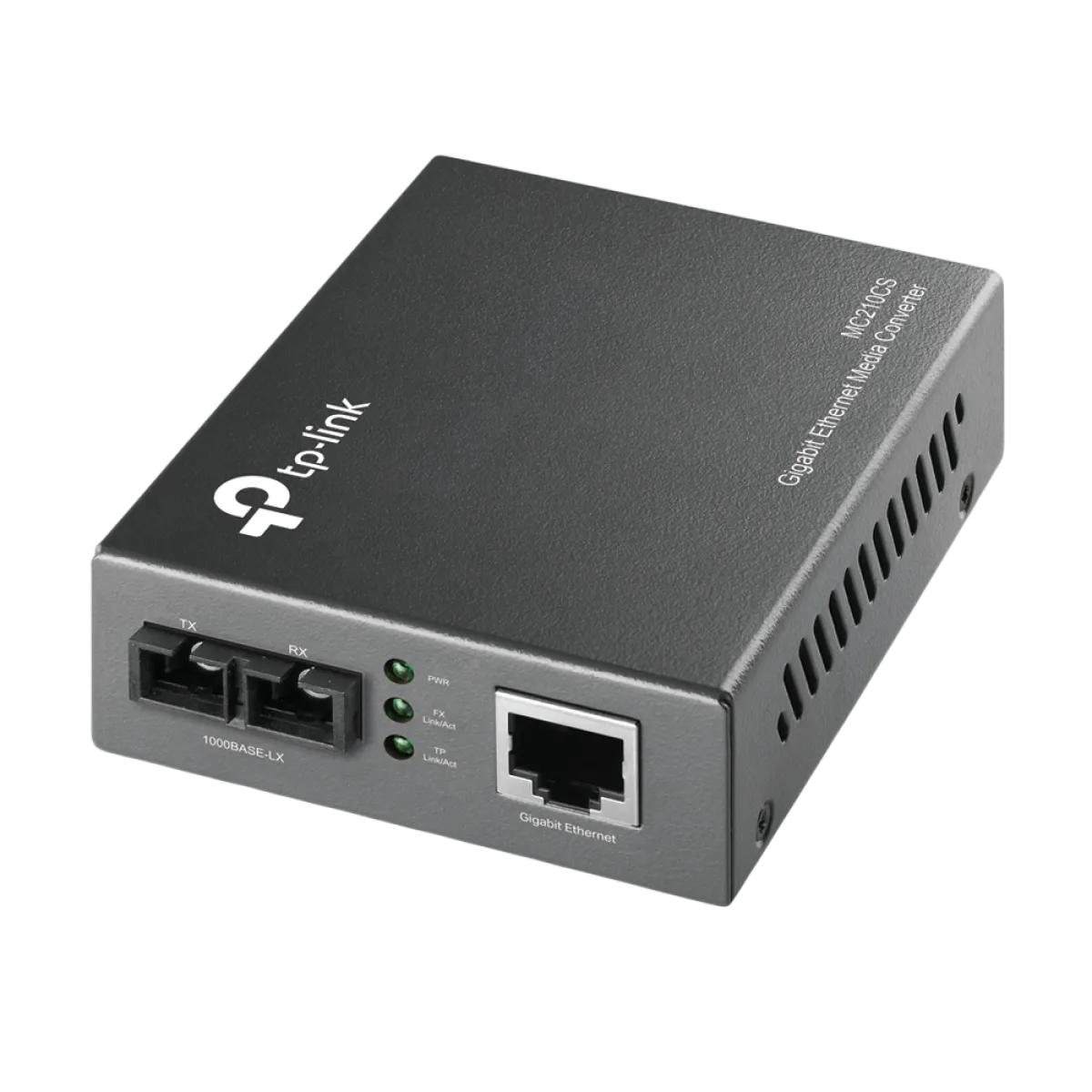 TP-Link (MC210CS) Gigabit SingleMode Ethernet Media Converter - Black