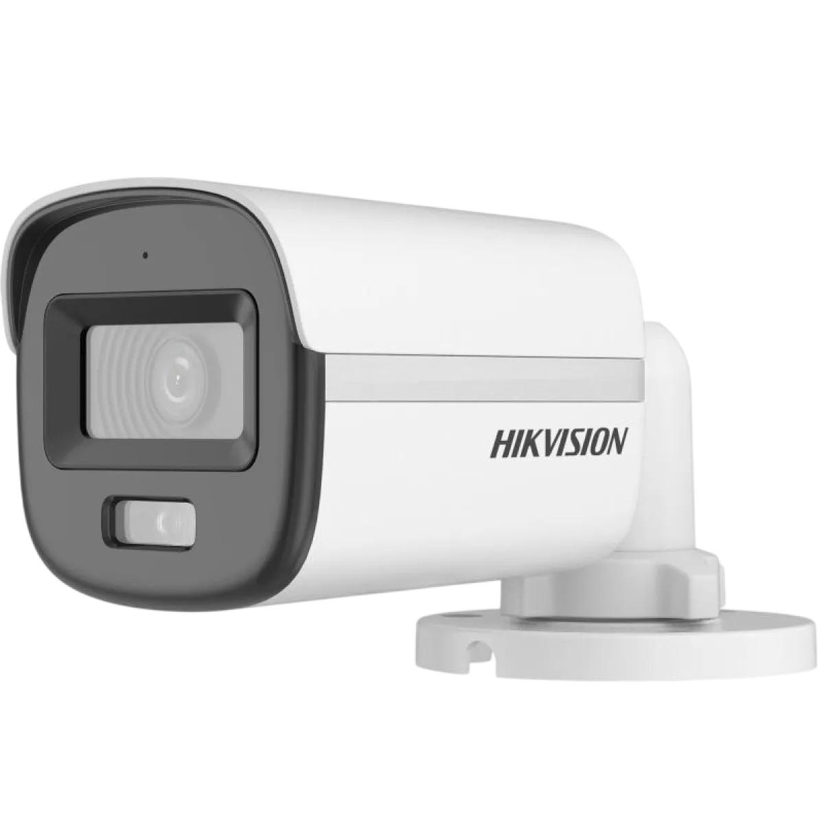 Hikvision (DS-2CE10DF0T-LPFS) 2.8mm 2MP Smart Hybrid Light Fixed Mini Bullet- Built-in Mic-White