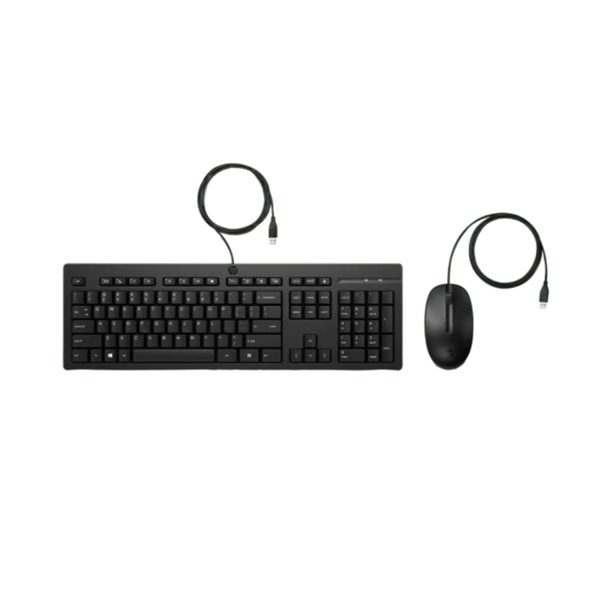 HP (M52729-171) 225 Wired Keyboard and Mouse Combo - US/AR Layout - Black
