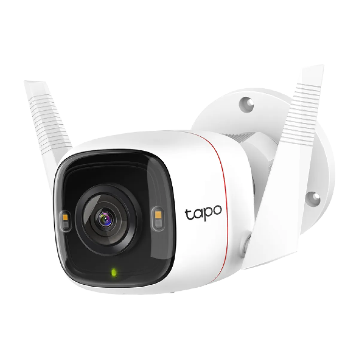 TP-Link (Tapo-C320WS) Outdoor 2K Security Wi-Fi Camera - Mic - Color Nightvision - White