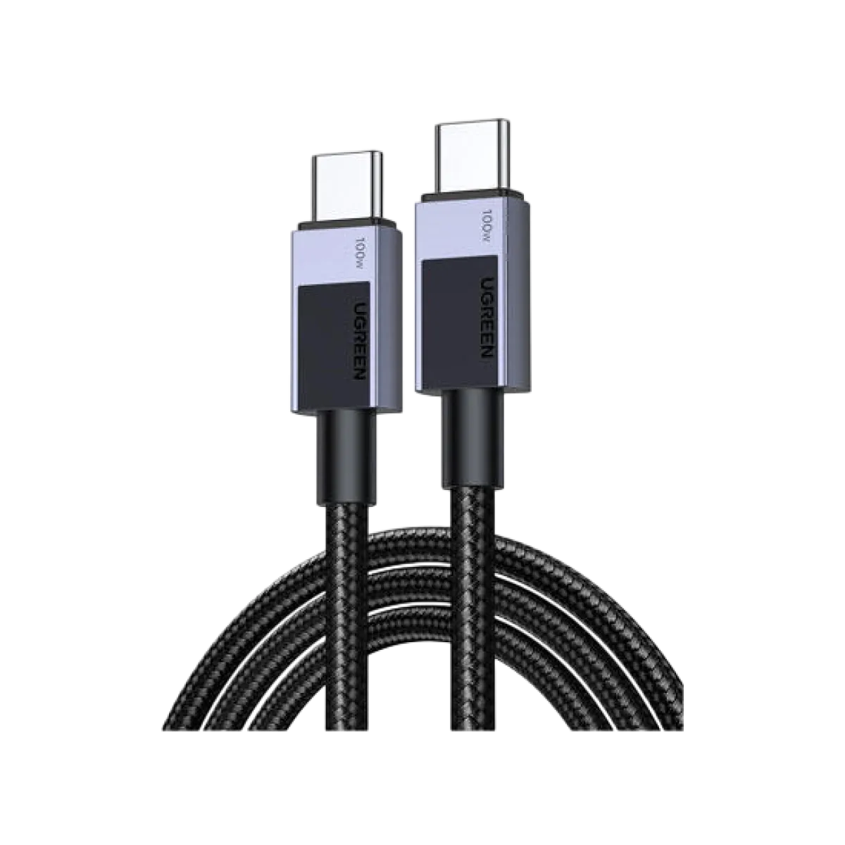UGreen (45065) USB-C to USB-C Braied Charger Cable - 3m - Grey