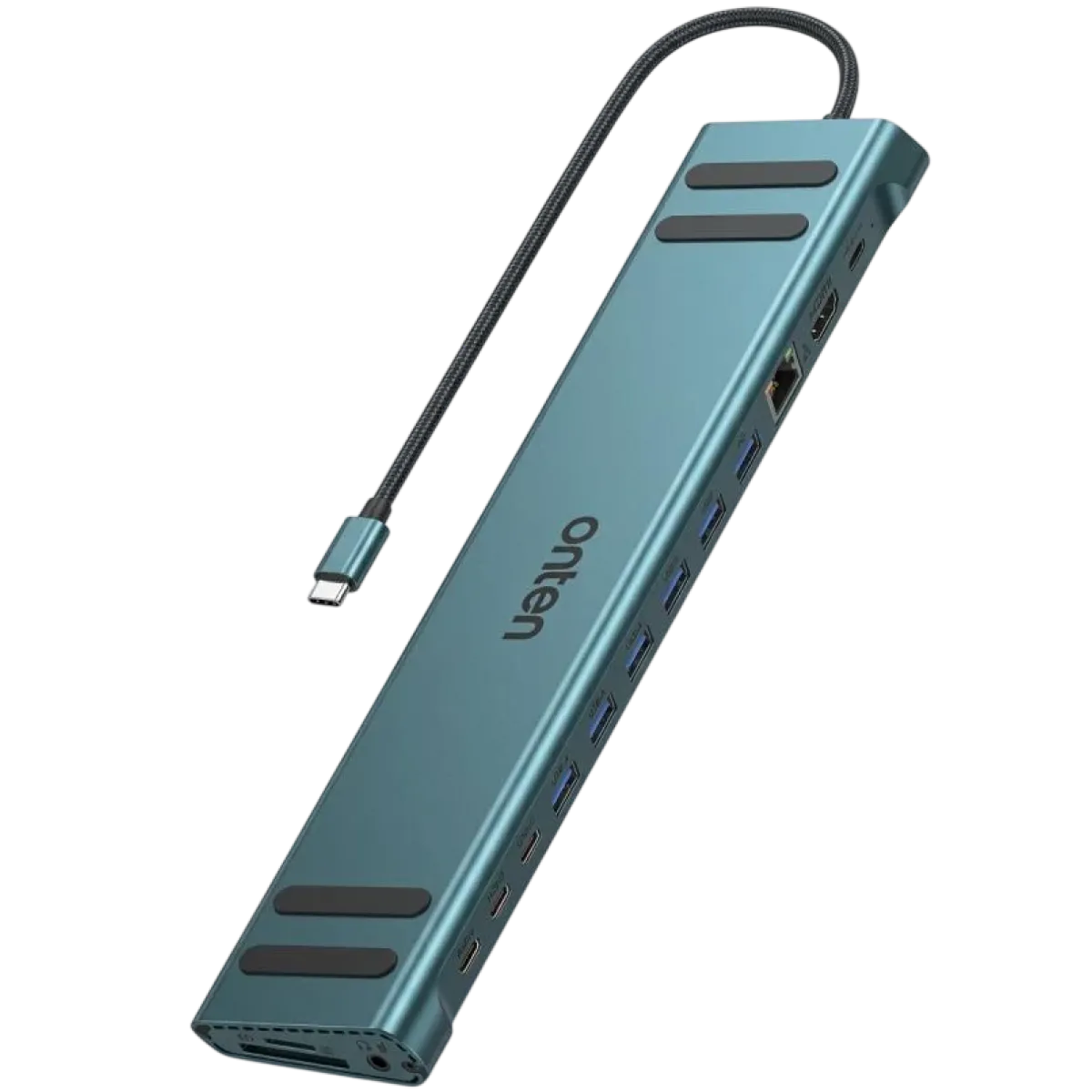 Onten (OTN-9399) 17in1 USB-C Expansion Hub Multifunctional Docking Station - 5Yrs - Grey