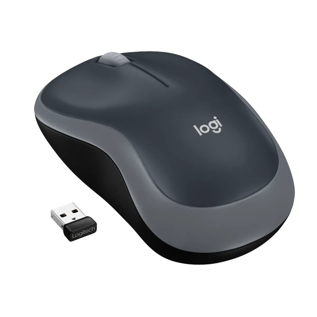 Logitech (910-002252) M185 Wireless NanoUSB Mouse - 2.4GHz - Black