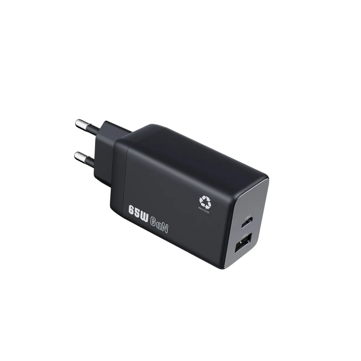 LinkCell (ACLTRC1010) 65W USB-A/USB-C Wall Charger - UK Plug - Black