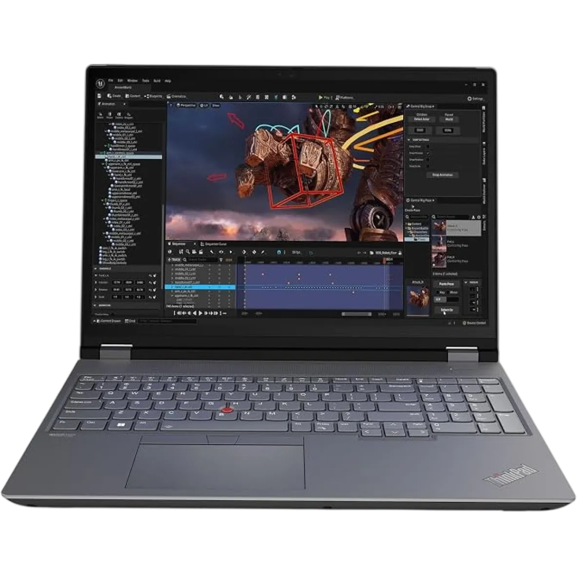 Lenovo (21FA002TUS) ThinkPad P16 Gen 2 16" WQXGA, i7-13700HX, 32Gb 1Tb SSD, RTX2000 Ada 8Gb - Grey