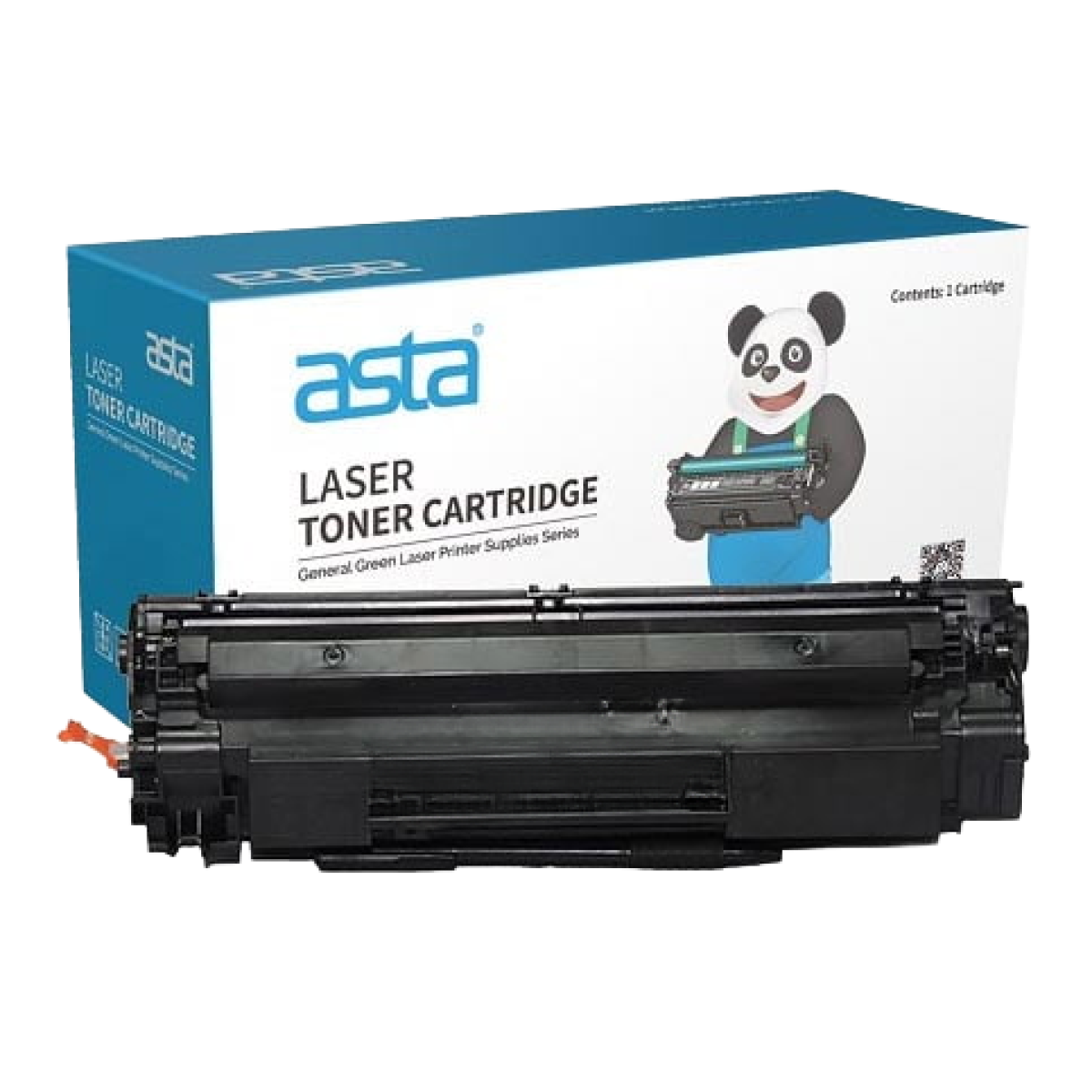 Asta 205A (CF530A) Black HP Compatible Toner; Replaces 205A for LJ Pro MFP M180n - With Chip