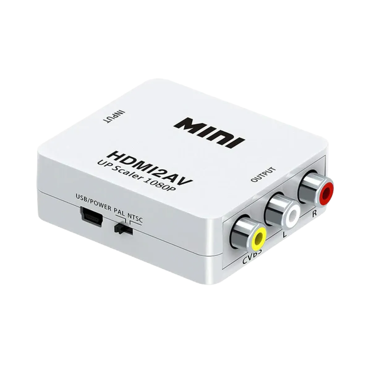 CEM (HDV-M610) HDMI2AV Mini Series - HDMI to AV CVBS DAC Convertor - White