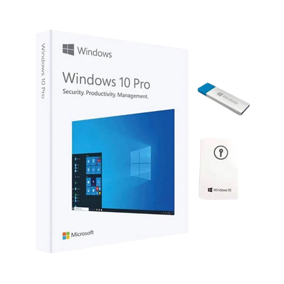 Microsoft (HAV-00105) Windows 10 Pro 32/64Bit English USB Retail Package