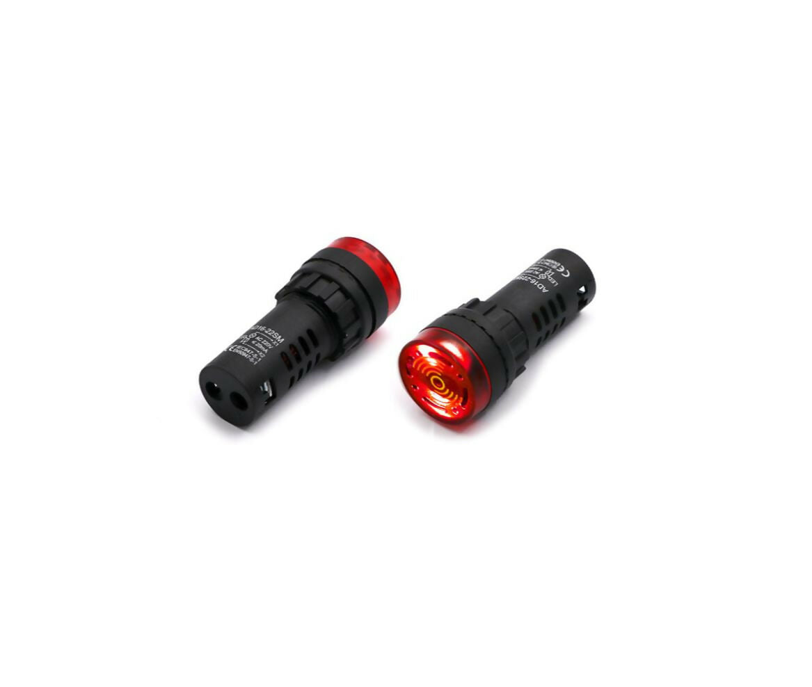 LED Indicator | 220V | 22mm | Red | Buzzer & Timer