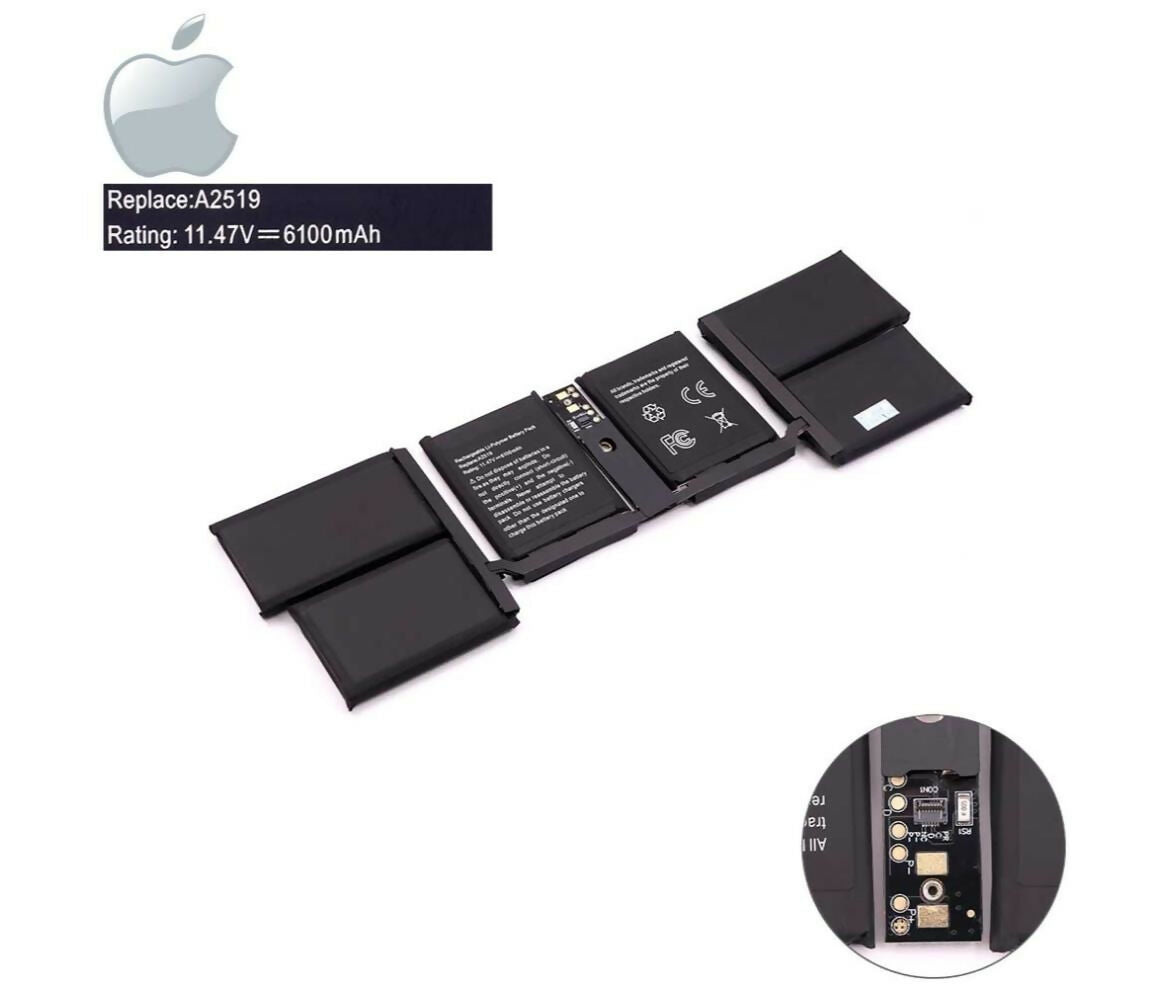 Laptop Battery | 11.47V 6.068Ah | Compatible With Apple A2442-A2519