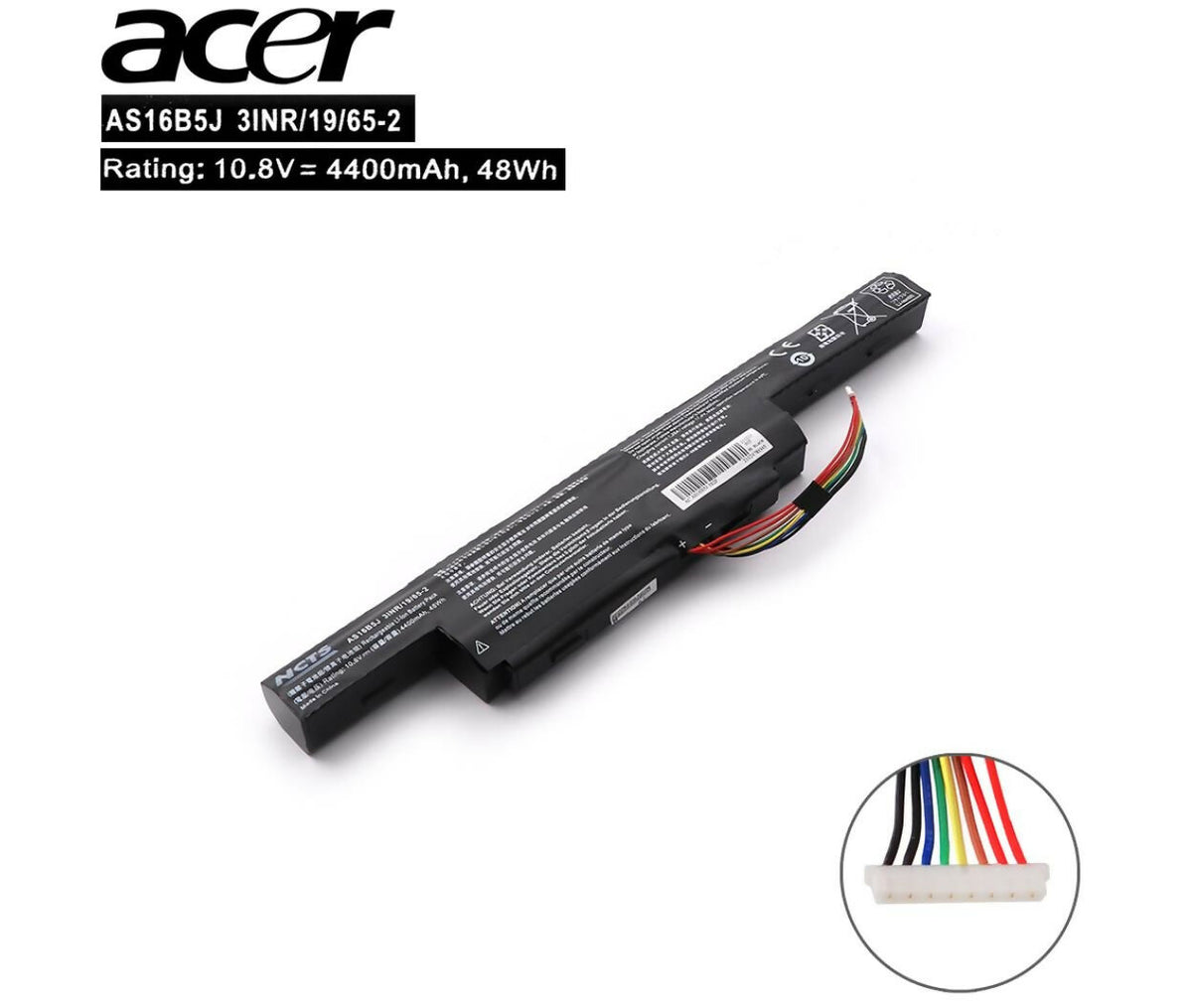 Laptop Battery | 10.8V 4.4Ah | Compatible With Acer AS16B5J