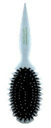 OVAL CURLY BLUE HAIR BRUSH