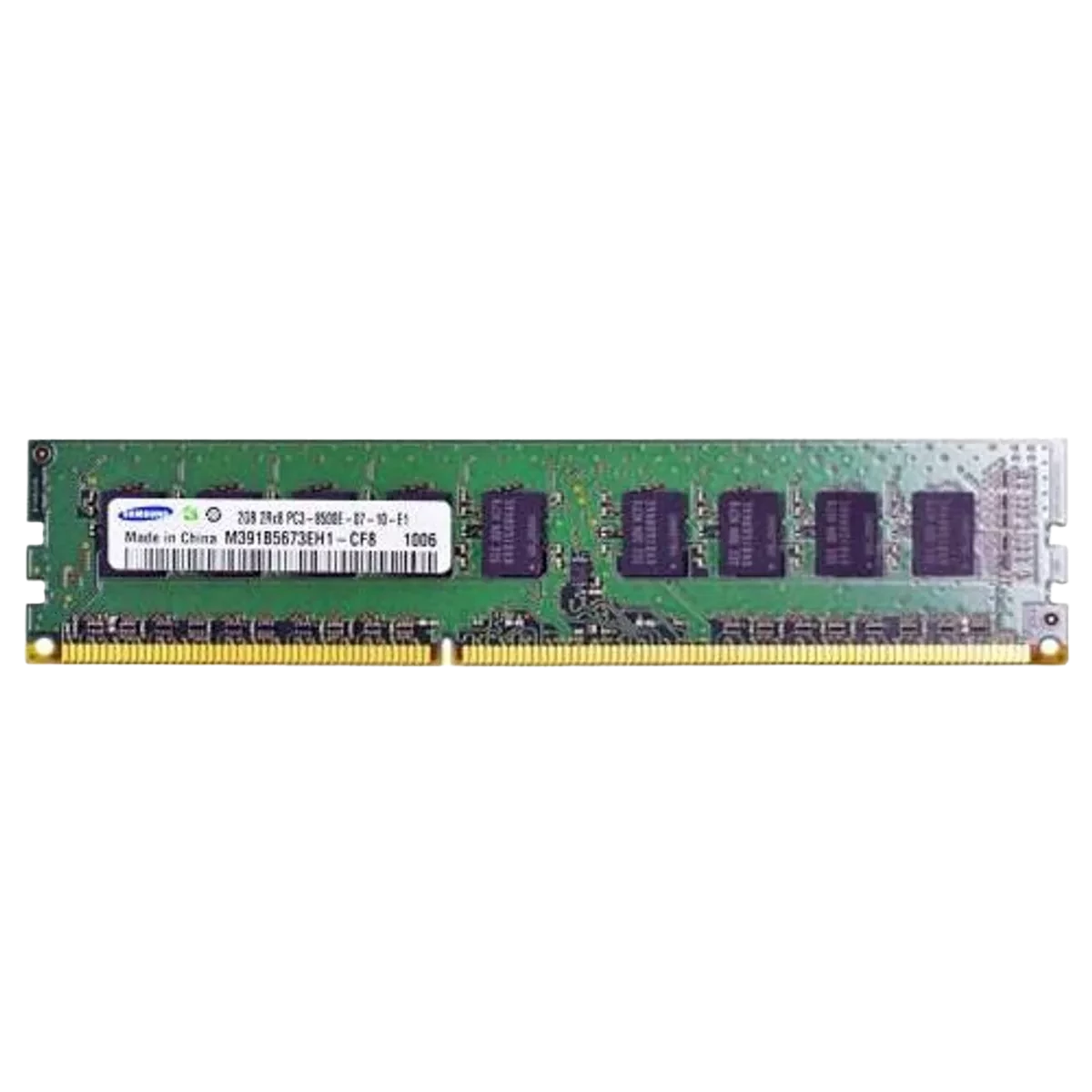 Samsung 2Gb DDR3 PC3-8500E UDIMM For Desktops - 2Rx8