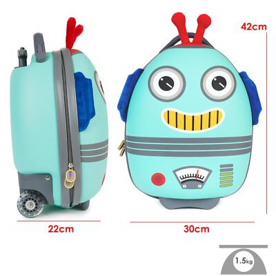 Boppi Robot Wheeled Suitcase
