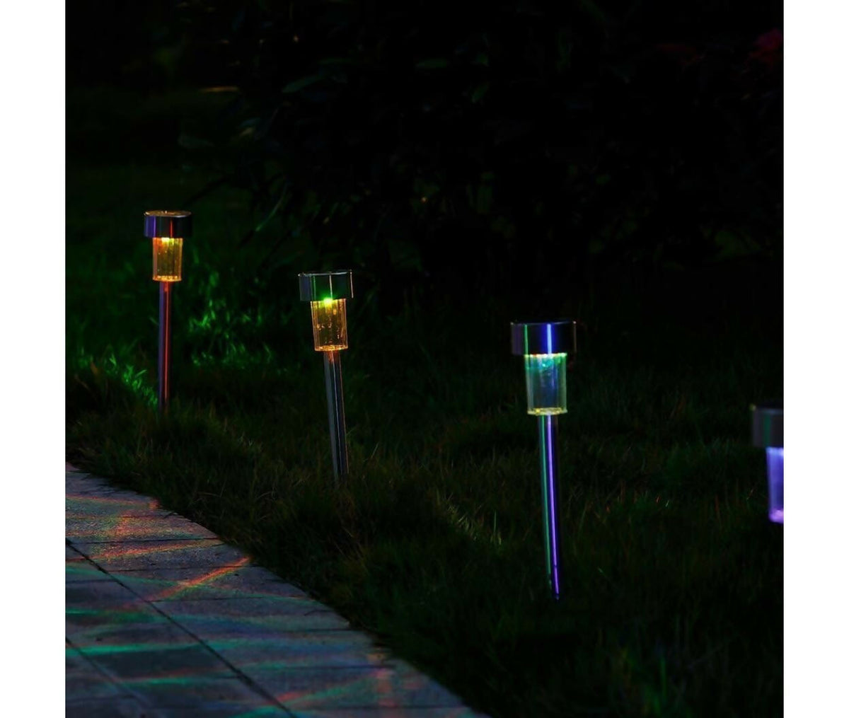 Exterior LED Light | Solar Powered Built-in Battery | Spike | RGB