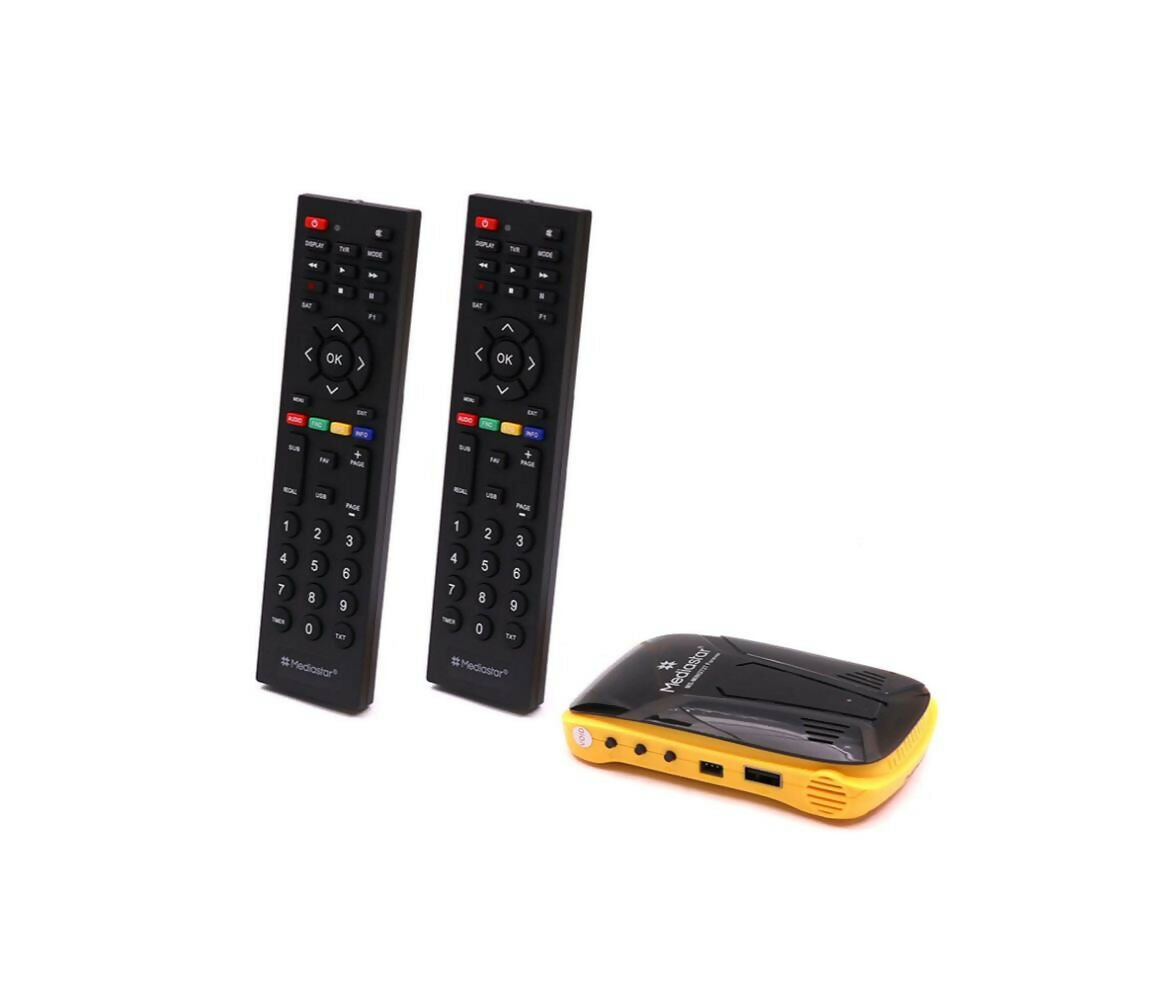 Satellite Receiver | DVB Full HD | Forever Tv | 2x Remote | Mediastar Mini2727