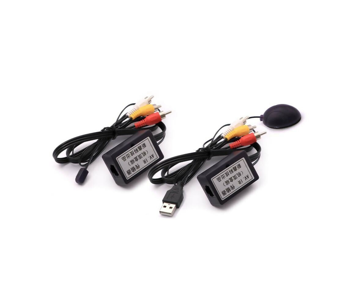 Extender Remote Control | IR & Audio Video Transmitter | Over RJ45 | 100M