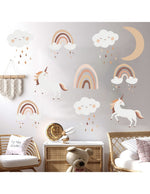 SIPO: Boho Rainbow Unicorn Wall Sticker