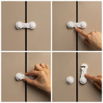 SIPO: Snap-Lock Cabinet and Drawer Locks – Set of 10