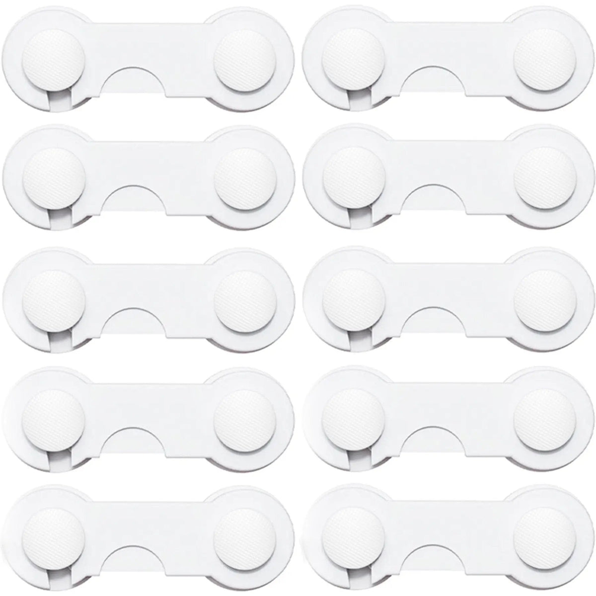SIPO: Snap-Lock Cabinet and Drawer Locks – Set of 10