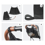 SIPO: Universal Mesh Stroller Organizer – XL Storage Bag