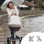 SIPO: Universal 3-in-1 Stroller Raincover (Protection Against Rain, Snow & Wind)