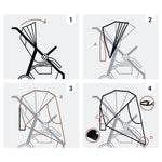 SIPO: Universal 3-in-1 Stroller Raincover (Protection Against Rain, Snow & Wind)