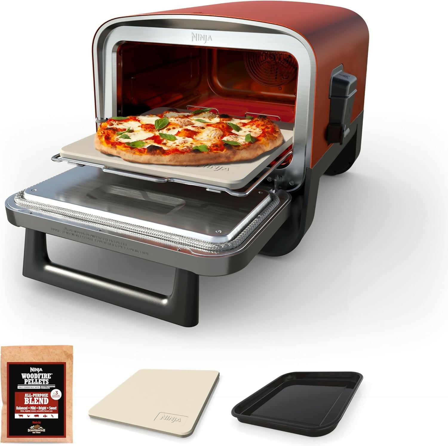 Ninja Woodfire 8-in-1 Electric Outdoor Pizza Oven 2400w