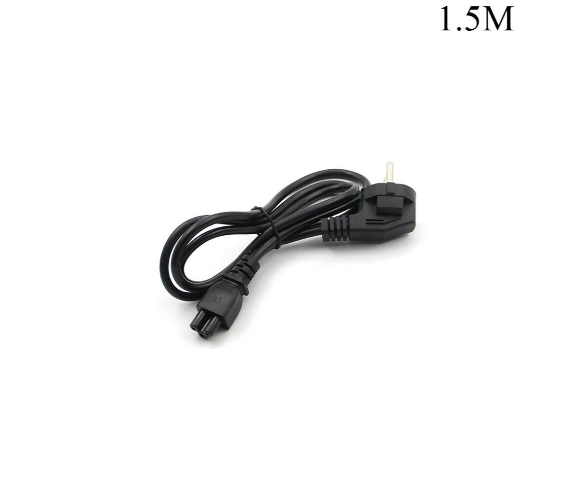 Power Cable | Schuko Plug - C5 | 3x0.75mm | 1.5M | Black