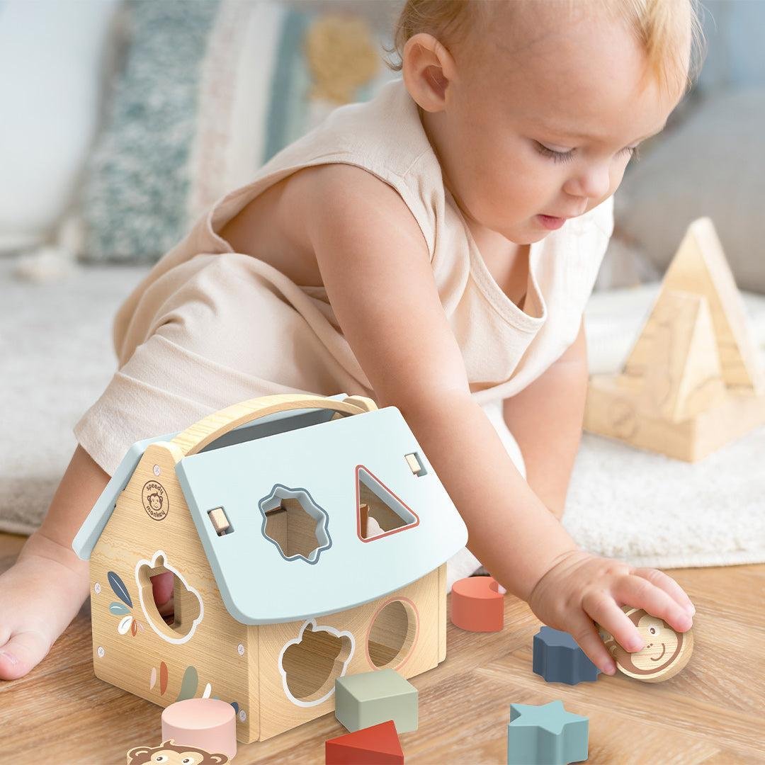 Speedy Monkey House Shape Sorter