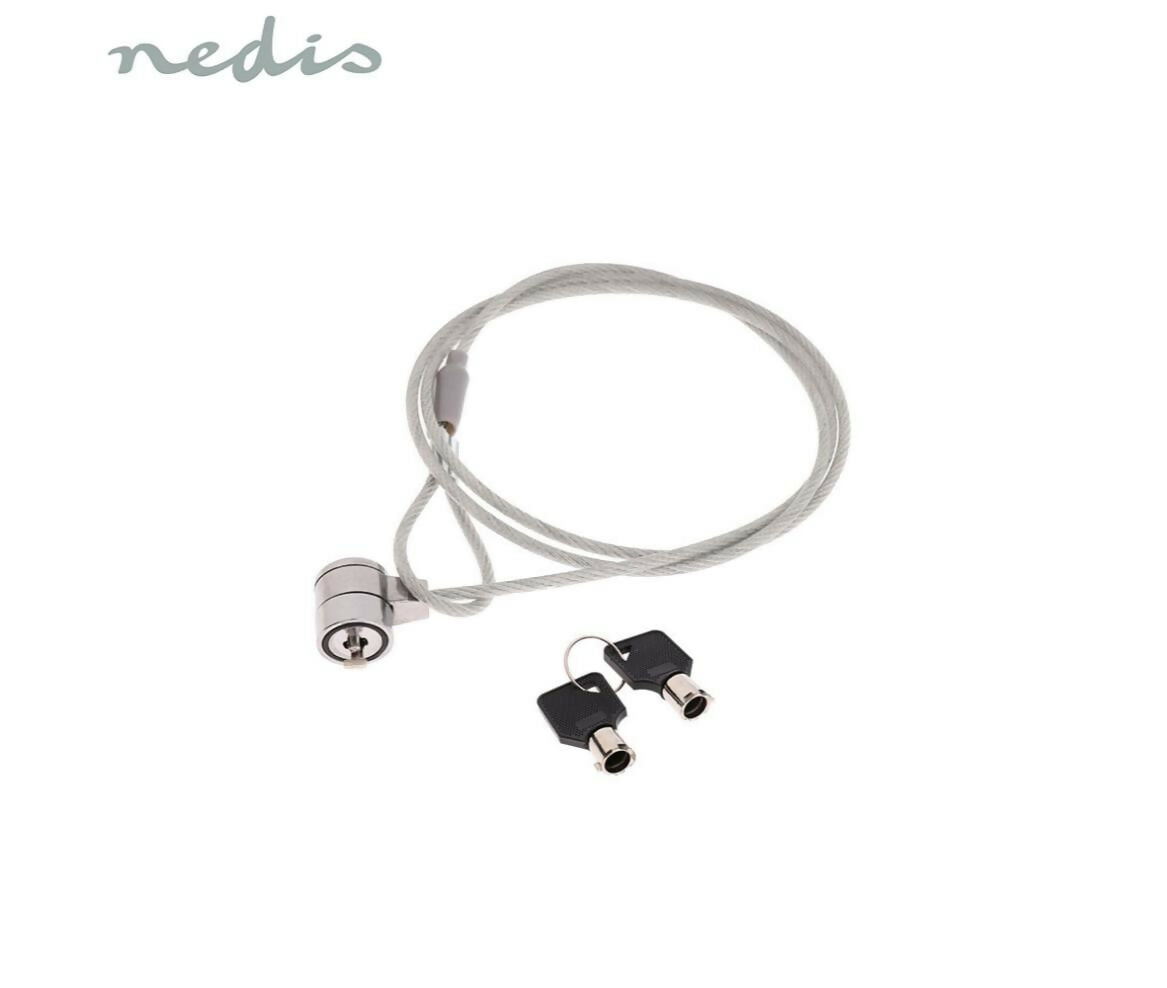 Laptop Accessories | Key Lock Cable | 1.8M | Nedis