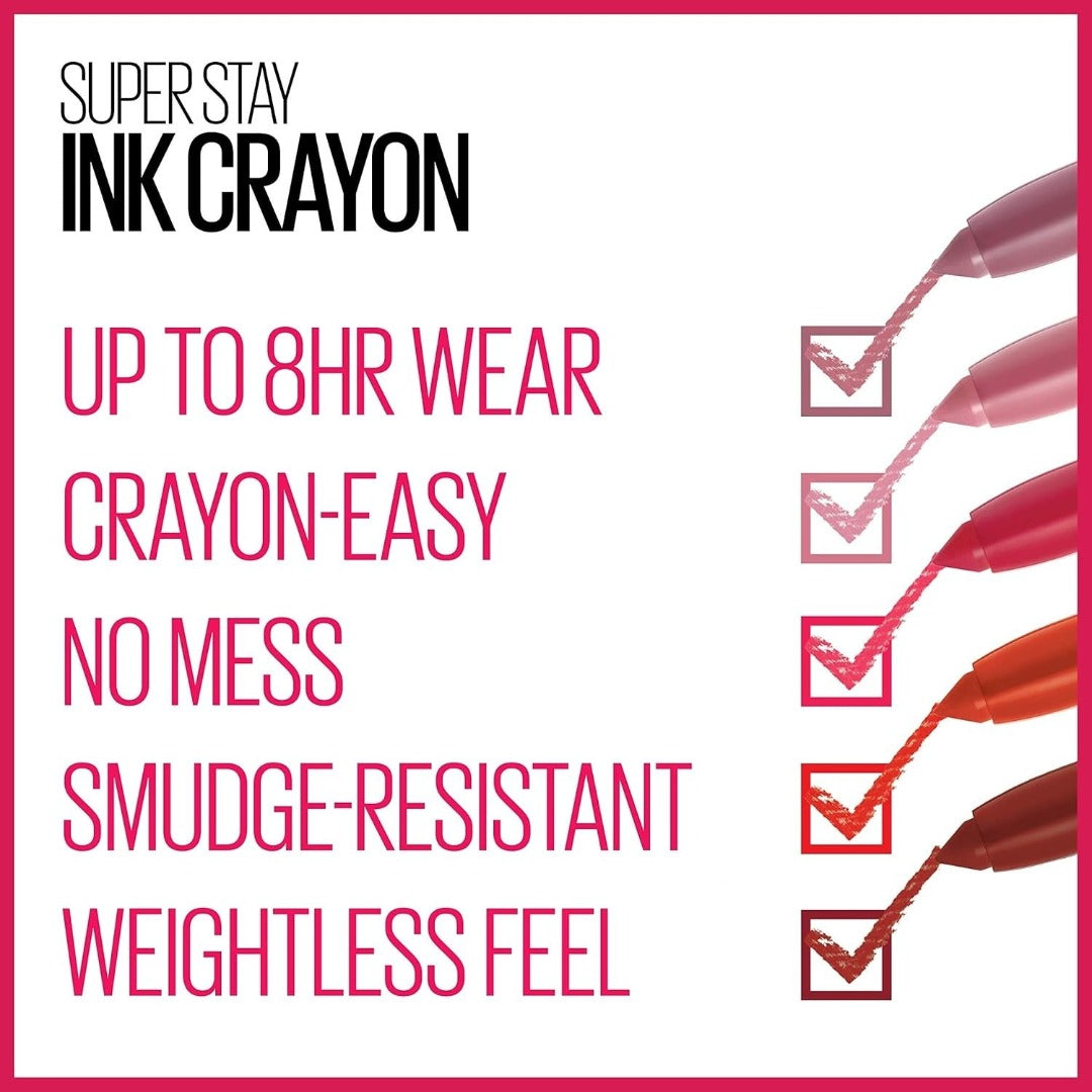 Maybelline Super Stay Ink Crayon lifestyle 2