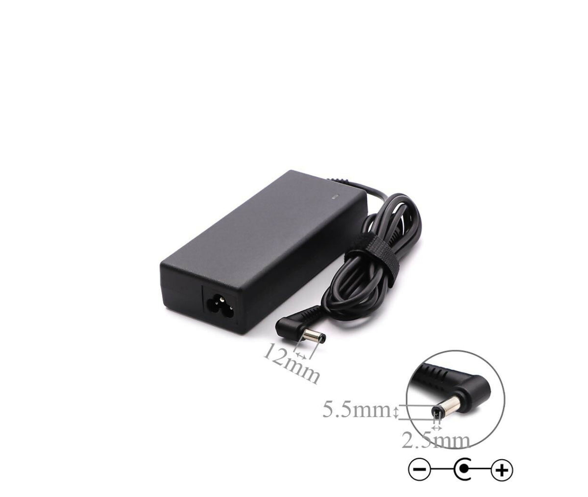 Laptop Power Adapter | DC 19V 4.2A 80W | 5.5x 2.5mm 90D | Compatible With Fujitsu